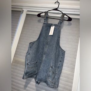 Denim Overall Romper